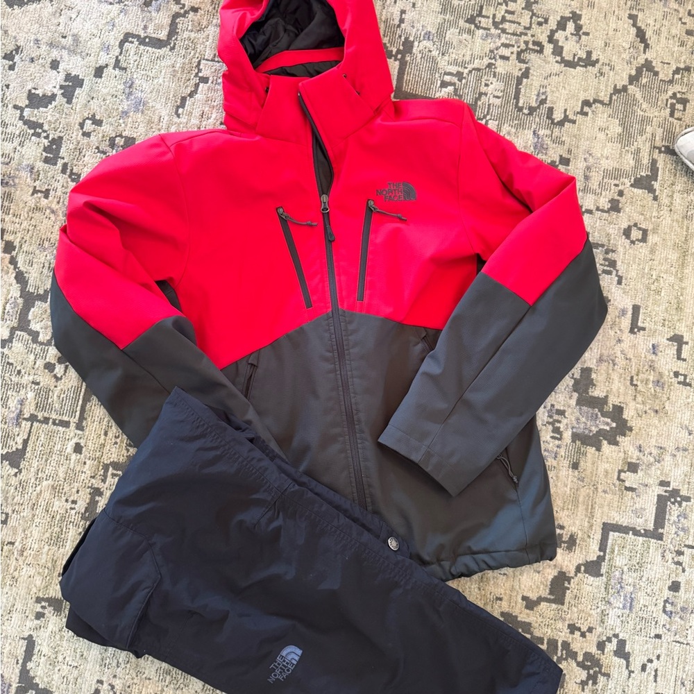 The North Face Red and Black Outdoor Set